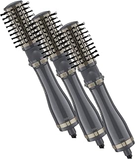 INFINITIPRO BY CONAIR Hot Air Styling Brush Set with 2-Inch and 1.5-Inch Bristles (Pack of 3)