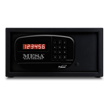 Mesa Safe Hotel Safe by Mesa Safe Co. – Alloy Steel, Black, Model MH101E-BLK
