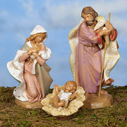 Nativity Figure, 3 pc Holy Family Set, 7.5" Scale by Fontanini – 7.5" Scale, Polymer, White, Pack of 3, Model 71811