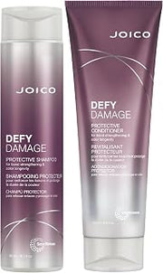 Joico Defy Damage Protective Shampoo & Conditioner Set | For Color-Treated Hair | Strengthen Bonds & Preserve Hair Color | With Moringa Seed Oil & Arginine