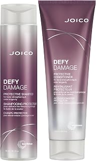 Joico Defy Damage Protective Shampoo & Conditioner Set | For Color-Treated Hair | Strengthen Bonds & Preserve Hair Color | With Moringa Seed Oil & Arginine