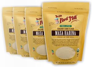 Bob's Red Mill Organic Masa Harina Flour, 24oz (4 Pack)