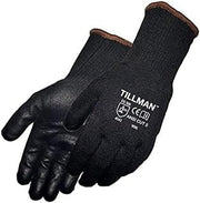 John Tillman #958 Polyurethane Coated Black Cut Resistant Gloves Size Medium