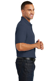 Unisex Core Classic Pique Pocket Polo by Port Authority – X-Large, Cotton, River Blue Navy, Model 1145275