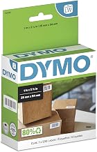 DYMO Authentic LW Multi-Purpose Labels, For LabelWriter Printers, Great for Barcodes, 1" x 2-1/8", 1 Roll of 500
