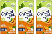 Crystal Light Peach Mango Green Tea Drink Mix, 10-Quart Canister (Pack of 3)