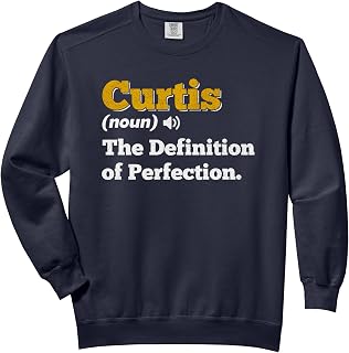 Curtis Gift Name Personalized Birthday Name Definition Comfort Colors Adult Sweatshirt