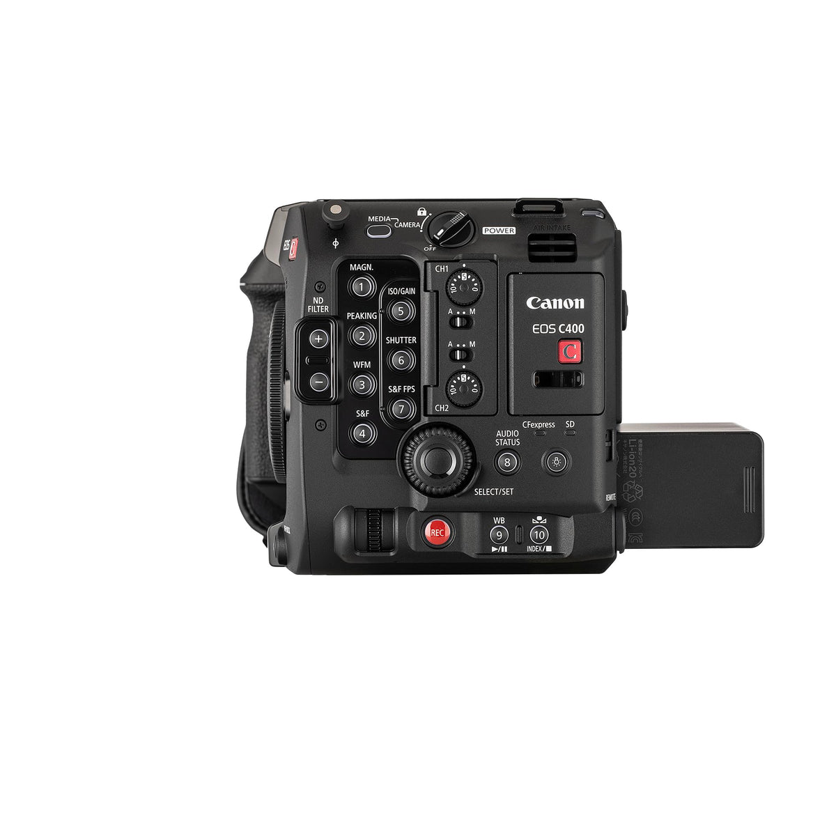 EOS C400 6K Full-Frame Digital Cinema Camera (Canon RF) – Black, Pack of 2, Model 6388C002
