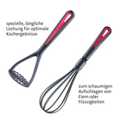 Kitchen Utensil Set Plastic by Westmark – Medium, Plastic, Gallant, 6 Pieces., Model 290022E6