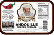 Magic Seasoning Blends Hot Andouille Sausage Rope, 5 Pound -- 2 per case.