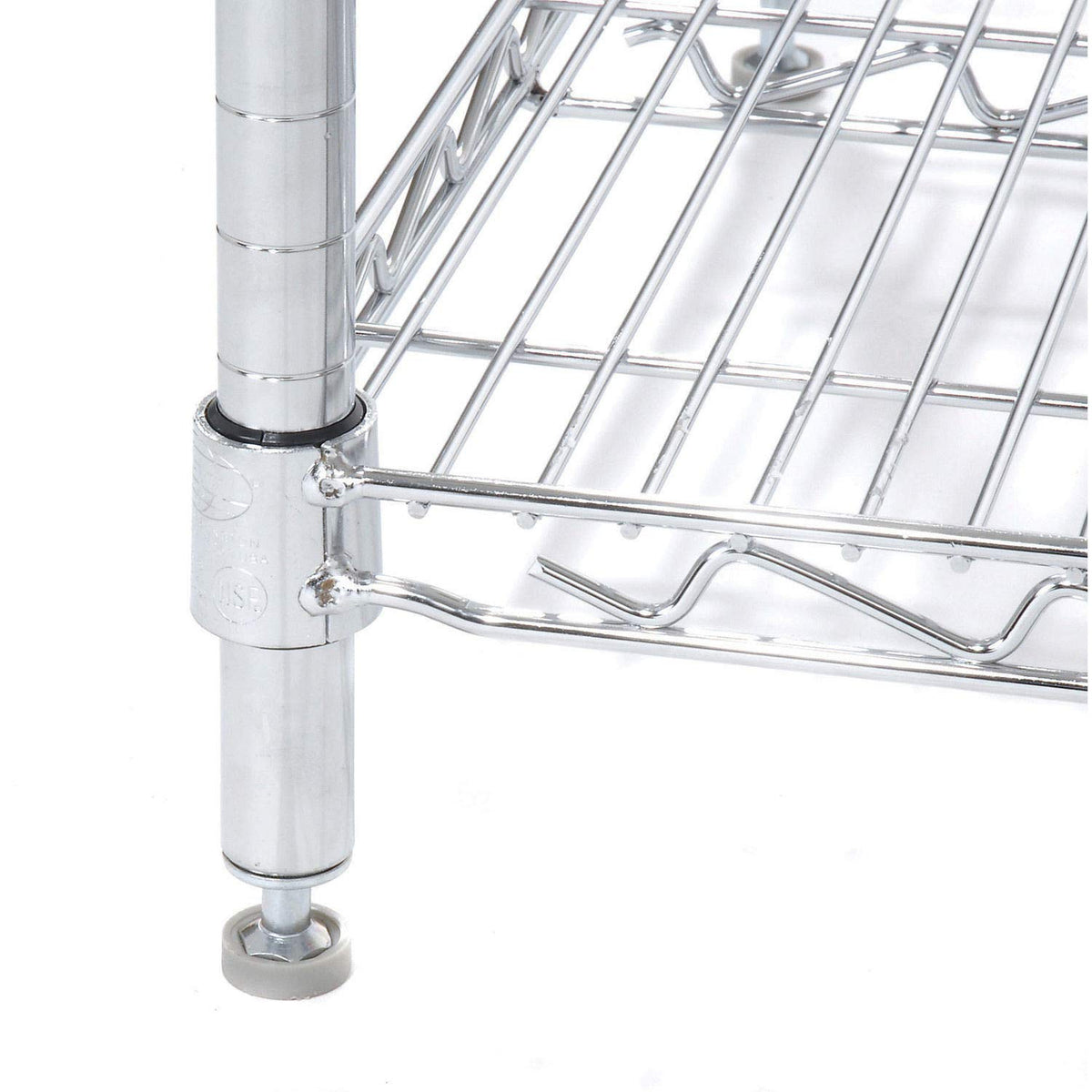 Chrome Wire Shelving by Nexel – 72" W x 24" D x 86" H, Alloy Steel, Chrome, Model 188454