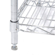 Chrome Wire Shelving by Global Industrial – 36"W x 18"D x 63"H, Chrome, Model 18366C