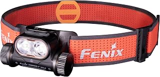 Fenix HM65R-T v2.0 Black Rechargeable Lightweight Running, Outdoor, Work and Professional Head Torch