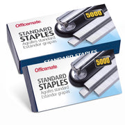Standard Staples by Officemate – 5 Boxes (Pack of 2), 20 pounds, Alloy Steel, Silver, Pack of 2