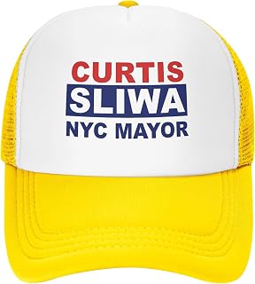 Curtis Sliwa for NYC Mayor Trucker Hat New York City 2026 Election Hats Adjustable Mesh