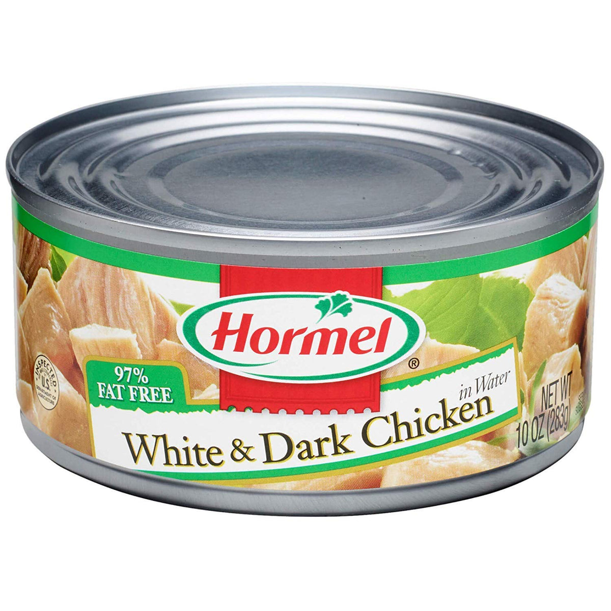 Hormel White & Dark Chicken / 10 Ounce (Pack of 6) / 6 Spiced Meat