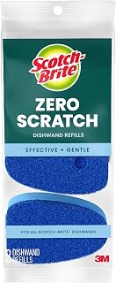 Scotch-Brite Zero Scratch Dishwand Refill, 21 Pack