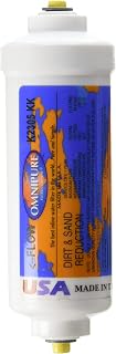 Omnipure Sediment Inline Replacement Water Filter - Undersink Water Filtration Filter - 1 Count
