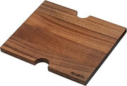 Ruvati 13 x 11 inch Solid Wood Replacement Cutting Board for RVH8215 and RVQ5215 workstation sinks - RVA1215