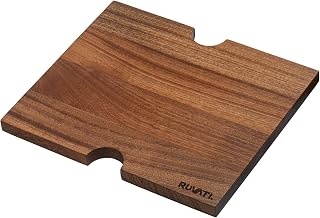 Ruvati 13 x 11 inch Solid Wood Replacement Cutting Board for RVH8215 and RVQ5215 workstation sinks - RVA1215