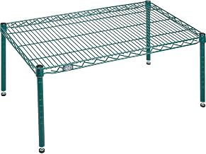 Nexel Poly-Green Wire Dunnage Rack, 36"W x 21"D x 14"H