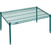 Poly-Green Wire Dunnage Rack by Nexel – Wire, Green, Model P2136G