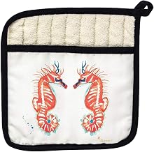 Betsy Drake PT100 Coral Sea Horses Pot Holder