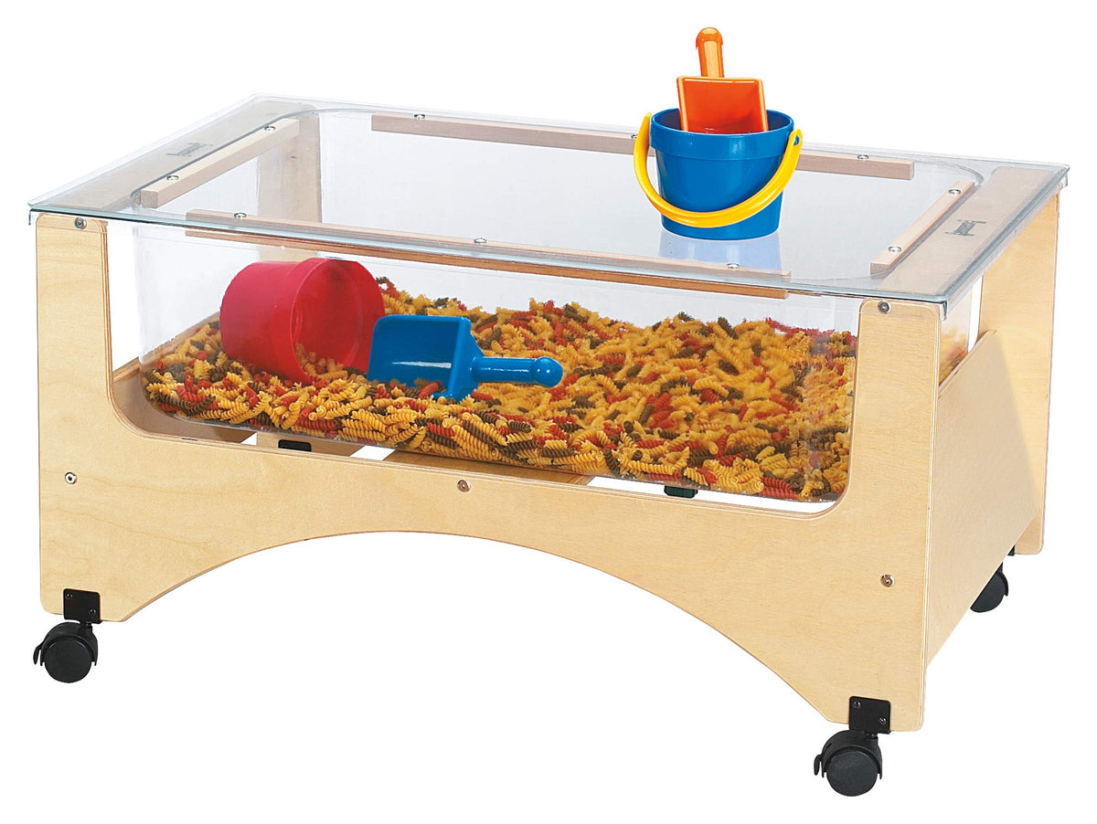 Toddler See-Thru Sensory Table Brown by Jonti-Craft – Toddler, Wood, Brown, Model 2872JC