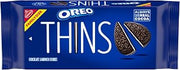 Oreo Thins Chocolate Sandwich Cookies, Family Size, 11.78 oz