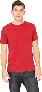 BELLA+CANVAS Men's Taped Shoulders Crewneck T-Shirt