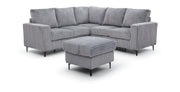 Houston Sectional Gray by Glory Furniture – Polyester, Grey, Model G00325B-SC
