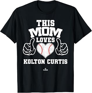 This Mom Loves Kolton Curtis Prospect Baseball Fan Gear T-Shirt