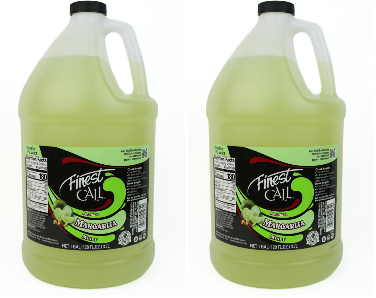 Premium Margarita Mix by Finest Call – 128 Fl Oz (Pack of 2), Pack of 2