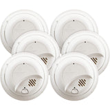 BRK SMI100-AC Hardwired Smoke Detector with Battery Backup by First Alert – White, Pack of 6, Model 9120BFF-6