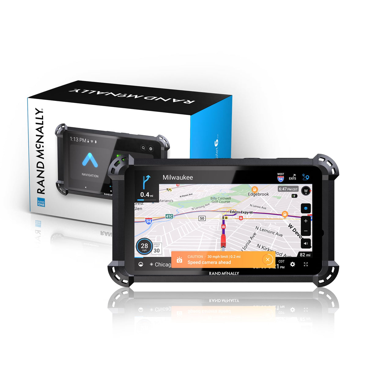GPS Tablet by Rand McNally – 6 inch, Black, Model RANDTAB7