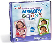 hand2mind Express Your Feelings Memory Match Game, Emotion Cards