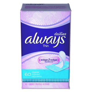 Dailies Thin Liner by Always – Regular, Cotton, Pack of 720, Model 08282