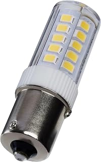 Satco 4.5w Mini LED BA15s Bayonet Single Contact 12v 5000K Clear Finish Bulb