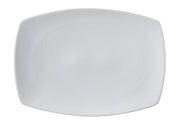 Ventana Coupe Rectangle Platter by Vertex China – Large, Porcelain, Porcelain White, Pack of 12, Model AV-14