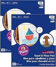 Pacon® Easel Pad, 17" x 20", White, 2 Per Pack, 2 Packs