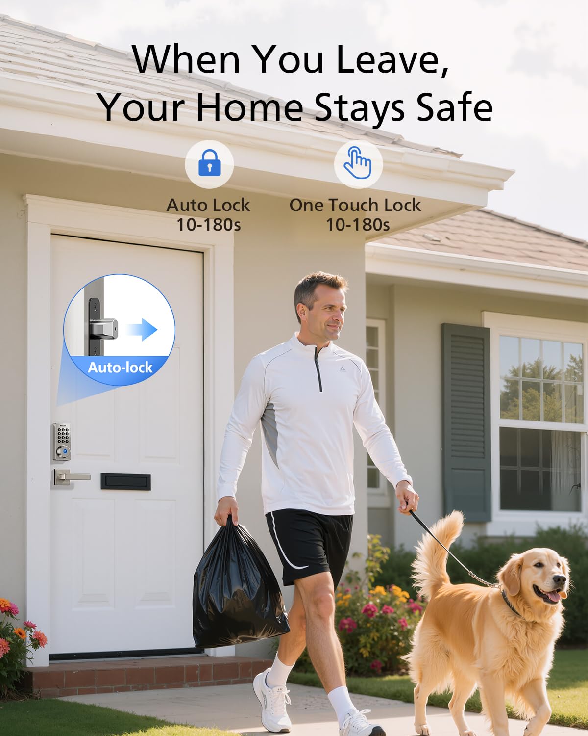Wi-Fi Door Lock with Handle by PHILIPS – Commercial Grade