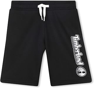Timberland Boys Bermuda Shorts, Soft and Breathable, School Uniform Cotton Joggers