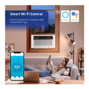 20" Chill Premier Smart Room Air Conditioner with by Friedrich – 0.8 tons, White, Model CCW10B10A