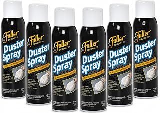 Fuller Brush Duster Spray -15.5 oz Multi Surface Dust Removing Sprayer - Safe Household Cleaning for Floors, Furniture, Blinds & Car Interiors (Pack of 6)