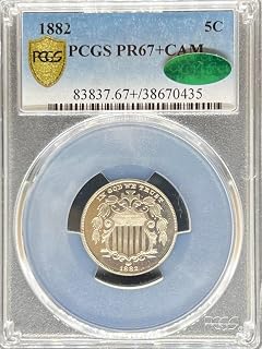 1882 Shield Nickel PR67+CAM PCGS CAC 5C Coin (PA38670435)