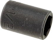 Wright Tool 33016 3/8" Drive 6 Point Standard Socket, 1/2"