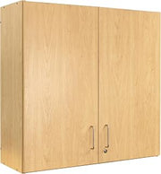 Tot Mate 4-Compartment Wall Cabinet 37" Wide (Fully Assembled, Maple/Maple)