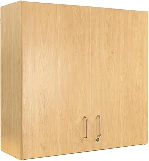 Tot Mate 4-Compartment Wall Cabinet 37" Wide (Fully Assembled, Maple/Maple)