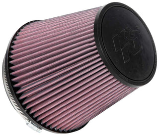 High-Flow Original Lifetime Universal Clamp-On Air Filter: High Performance by K&N – Cotton, Red, Model RU-1042