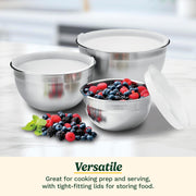 Cuisinart Stainless Steel Mixing Bowls, 3-Piece Nesting Set